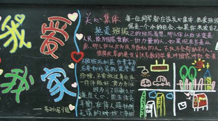 棠湖中学"我爱我家"黑板报评比结果揭晓