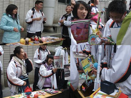 记棠中爱心义卖活动(三)
</p><p>　　