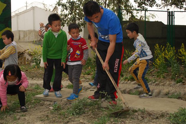 亲近自然 拥抱绿色——记棠外实验幼稚园植树节体验活动