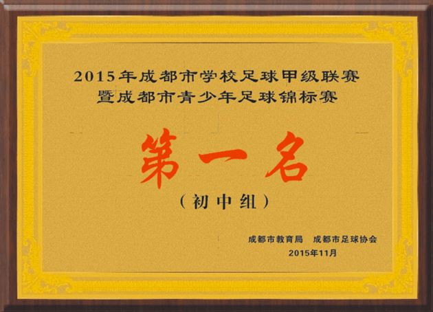 喜报：棠外初高中男子足球队卫冕成都市中学生足球锦标赛冠军