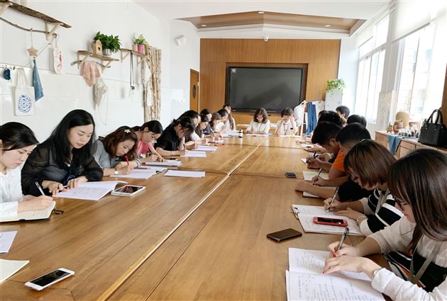 养成书写的好习惯——记孙晓晖名师工作室活动