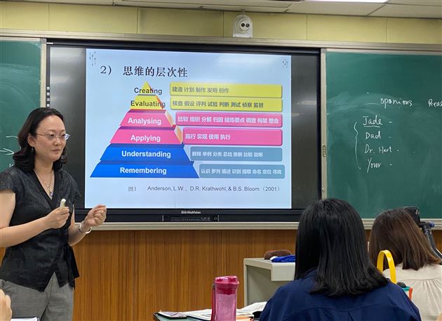 思维可视化 学习深度化——“芬芳”名师工作坊及“初高联合教研”专题培训活动 