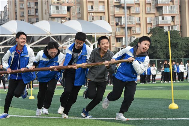 沸腾了！棠外初三召开冬季集体趣味运动会