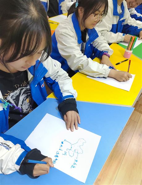 认识压力“AB”面——棠外初三开展团体心理辅导