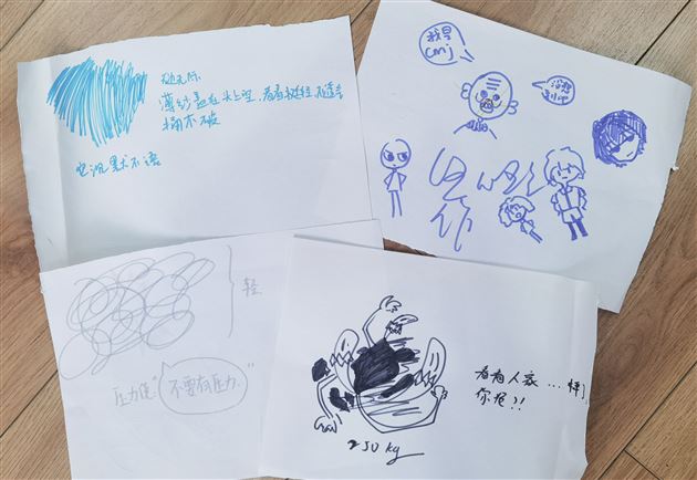 认识压力“AB”面——棠外初三开展团体心理辅导