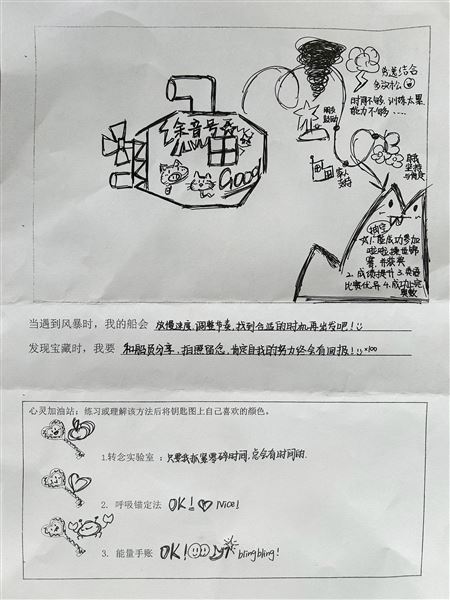 初二年级:心向暖阳乘风启航,唤醒情绪能量