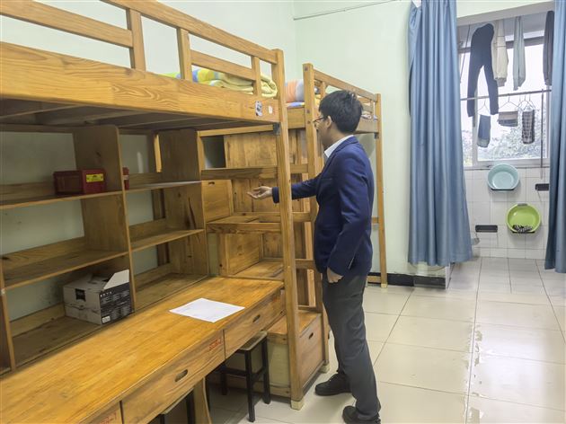 筑牢安全防线 守护和谐家园——我校高中开展学生公寓安全大检查活动