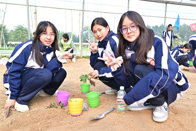 把课堂搬进田野！棠外初一学子共赴秋天劳动之约