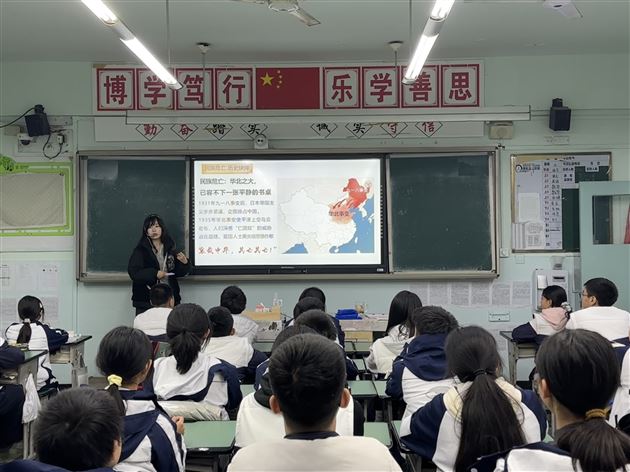 棠外初中纪念“一二九”系列教育活动 