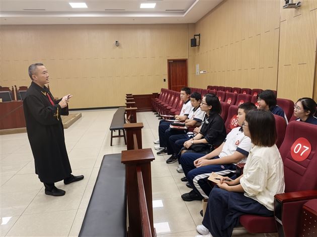 棠外“行走的思政课”——法槌敲响上课铃！ 走进双流区人民法院（第一期） 