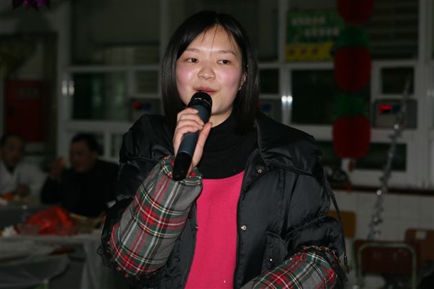 零班班主任李昕老师祝福新年