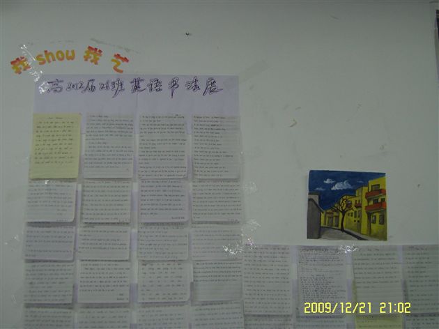 棠湖中学英语文化月之“英语书法比赛”(七)