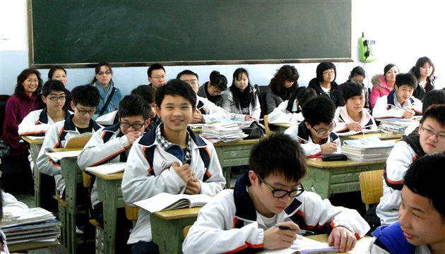 孩子们上得真开心！